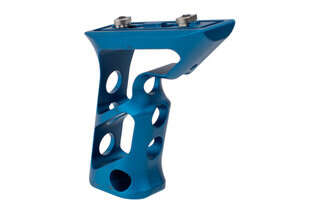 Fortis SHIFT vertical grip for M-LOK handguards is a lightweight grip with blue anodized finish.
